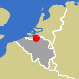 Herkunft dieses historischen Bierbrauerei-Flaschenverschlusses: Antwerpen - Merxem, Antwerpen, Belgien