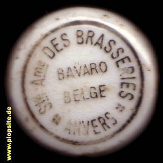 Bügelverschluss aus: Brasserie Bavaro Belge, Anvers, Antwerpen, Belgien