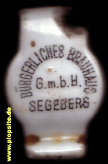 Bügelverschluss aus: Bürgerliches Brauhaus GmbH, Bad Segeberg, Sebarg, Deutschland