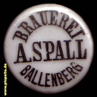 Bügelverschluss aus: Brauerei Spall, Ballenberg, Ravenstein, Deutschland