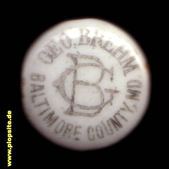 Bügelverschluss aus: George Brehm Brewery, Baltimore, MD, USA