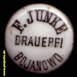 Bügelverschluss aus: Brauerei Franz Junke, Bojanowo, Bajanowe, Polen