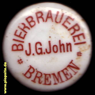 Bügelverschluss aus: Bierbrauerei J.G. John  , Bremen, Deutschland