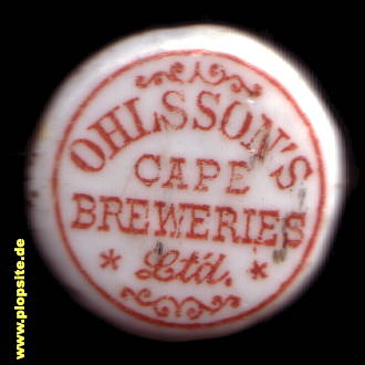 Bügelverschluss aus: Ohlsson’s Cape Breweries Ltd., Cape Town, Kaapstad, Kapstadt, Südafrika