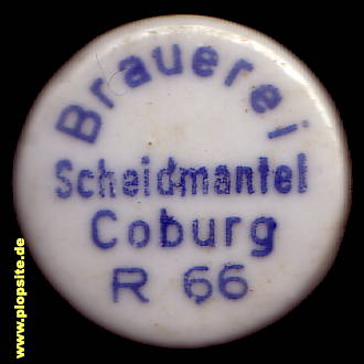 Bügelverschluss aus: Brauerei Scheidmantel, Coburg, Deutschland