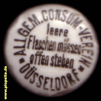 Bügelverschluss aus: Allgemeiner Consum Verein, Düsseldorf, Deutschland