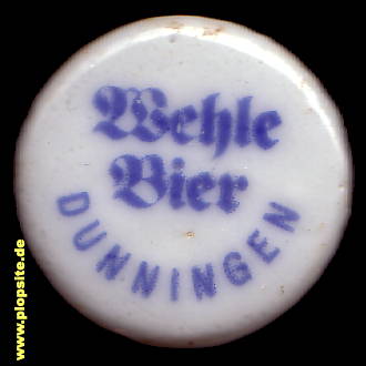 Bügelverschluss aus: Wehle Brauerei Adolf Miller, Dunningen, Deutschland