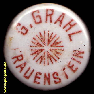 Bügelverschluss aus: Brauerei G. Grahl, Frauenstein, Deutschland