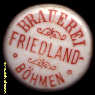 Bügelverschluss aus: Brauerei, Friedland / Böhmen, Frýdlant, Frýdlant v Čechách, Tschechien