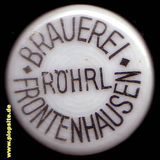 Bügelverschluss aus: Brauerei Röhrl, Frontenhausen, Deutschland