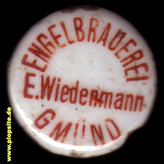 Bügelverschluss aus: Engelbrauerei Wiedenmann, Schwäbisch Gmünd, Deutschland