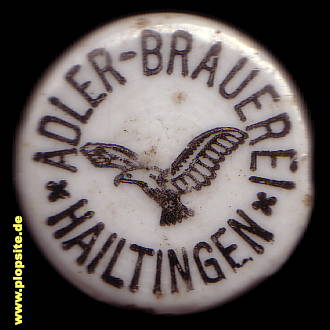 Bügelverschluss aus: Adler Brauerei, Hailtingen, Dürmentingen, Deutschland