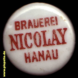 Bügelverschluss aus: Brauerei Nicolay, Hanau, Deutschland