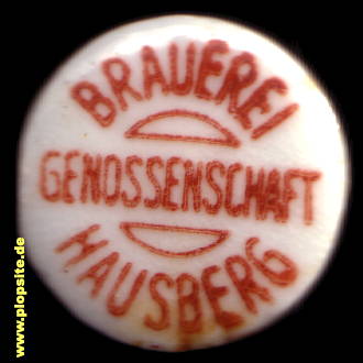 Bügelverschluss aus: Brauerei Genossenschaft, Aham - Hausberg, Deutschland