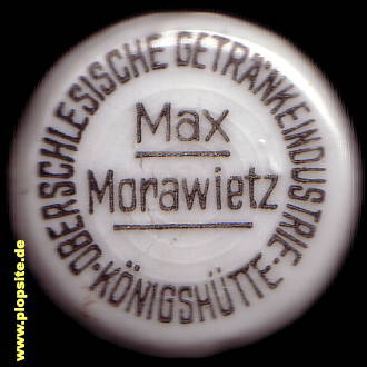 Bügelverschluss aus: Oberschlesische Getränkeindustrie Morawietz, Königshütte, Chorzów, Królewska Huta, Polen