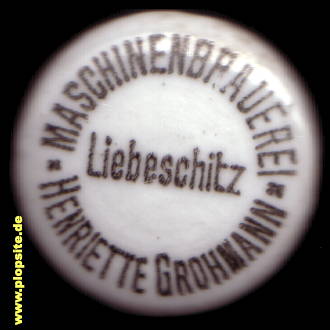 Bügelverschluss aus: Maschienenbrauerei Grohmann, Liebeschitz, Liběšice, Tschechien