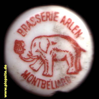 Bügelverschluss aus: Brasserie de Montbéliard, Louis Arlen & Cie., Montbéliard, Mömpelgard, Frankreich