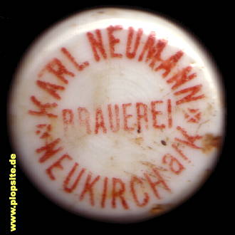 Bügelverschluss aus: Brauerei Karl Neumann, Neukirch / Katzbach, Nowy Kościół, Polen