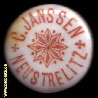 Bügelverschluss aus: Brauerei C. Janssen, Neustrelitz, Deutschland
