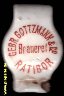 Bügelverschluss aus: Brauerei Gebrüder Gottzmann & Co., Ratibor, Racibórz, Ratiboř, Polen