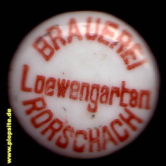 Bügelverschluss aus: Brauerei Löwengarten, Rorschach, Schweiz