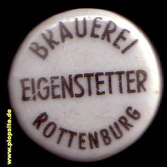 Bügelverschluss aus: Brauerei Eigenstetter, Rottenburg / Laaber, Deutschland