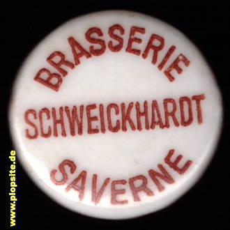 Bügelverschluss aus: Brasserie Carl Schweickhardt, Saverne, Zàwere, Zabern, Frankreich