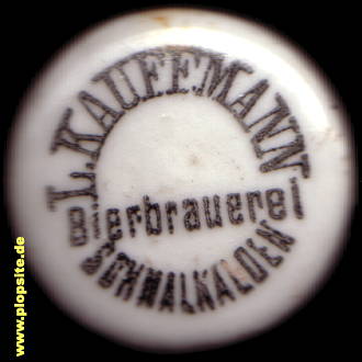 Bügelverschluss aus: Bierbrauerei L. Kauffmann, Schmalkalden, Deutschland