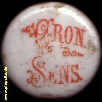 Bügelverschluss aus: Brasserie Cron, Sens / Yonne, Frankreich