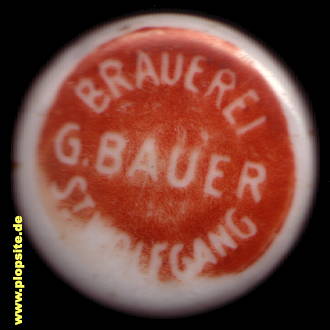 Bügelverschluss aus: Brauerei Bauer, St. Wolfgang, Deutschland