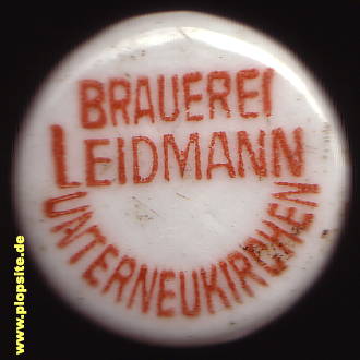 Bügelverschluss aus: Brauerei Leidmann, Unterneukirchen, Deutschland