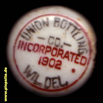 Bügelverschluss aus: Wilmington, DE, Union Bottling Co. Incorporated,  US, unbekannt, USA