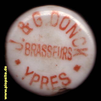 Bügelverschluss aus: Brasseurs Donck, Ypres, Leper, Ypern, Belgien