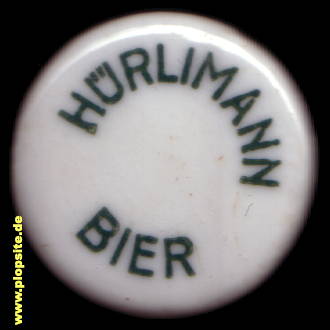 Bügelverschluss aus: Brauerei Huerlimann, Zürich, Zurich, Zurigo, Schweiz
