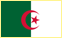 Flagge des Herkunftlandes des Bügelverchluss Algerien