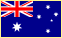 Flagge des Herkunftlandes des Bügelverchluss Australien