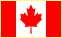 Flagge des Herkunftlandes des Bügelverchluss Kanada