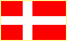 Flagge des Herkunftlandes des Bügelverchluss Dänemark