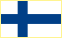 Flagge des Herkunftlandes des Bügelverchluss Finnland