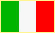 Flagge des Herkunftlandes des Bügelverchluss Italien