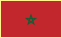 Flagge des Herkunftlandes des Bügelverchluss Marokko
