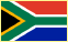 Flagge des Herkunftlandes des Bügelverchluss Südafrika