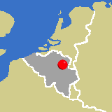 Herkunft dieses historischen Bierbrauerei-Flaschenverschlusses: Alken, Limburg, Belgien