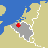 Herkunft dieses historischen Bierbrauerei-Flaschenverschlusses: Gent, Ostflandern, Belgien