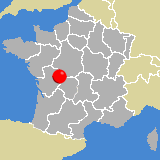 Herkunft dieses historischen Bierbrauerei-Flaschenverschlusses: Montmorillon, Poitou - Charentes, Frankreich