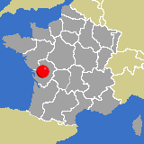 Herkunft dieses historischen Bierbrauerei-Flaschenverschlusses: Niort, Poitou - Charentes, Frankreich