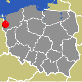 Herkunft dieses historischen Bierbrauerei-Flaschenverschlusses: Greifenhagen, Pommern, Polen