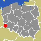 Herkunft dieses historischen Bierbrauerei-Flaschenverschlusses: Lauban, Schlesien, Polen