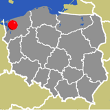 Herkunft dieses historischen Bierbrauerei-Flaschenverschlusses: Naugard, Pommern, Polen