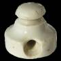 Form dieses alten Porzellankopfs einer Schnappverschluss-Flasche: Bügelverschluss, zylinderförmig